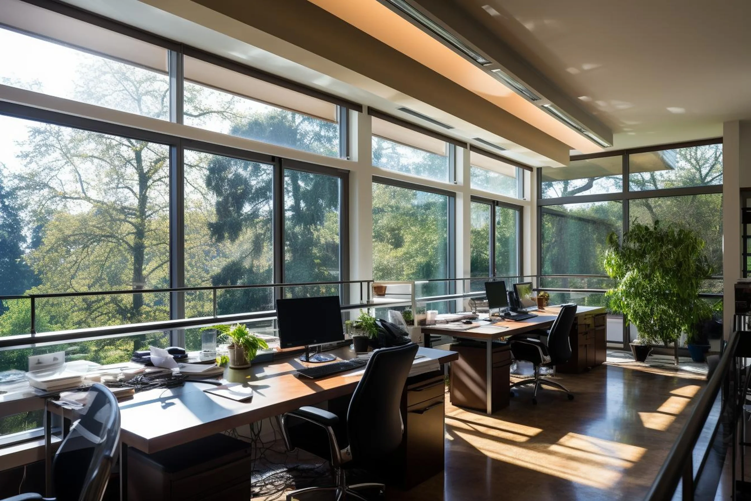 office-with-ample-natural-lighting-luxury-setting-office-background